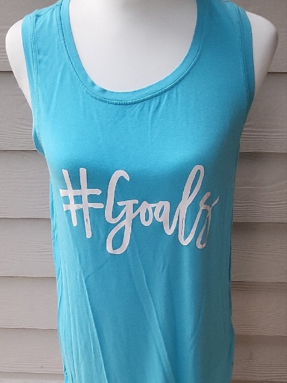 LuLaRoe Aqua #Goals Sleeveless Tank Top Women’s Size Small Workout Activewear - Picture 3 of 13